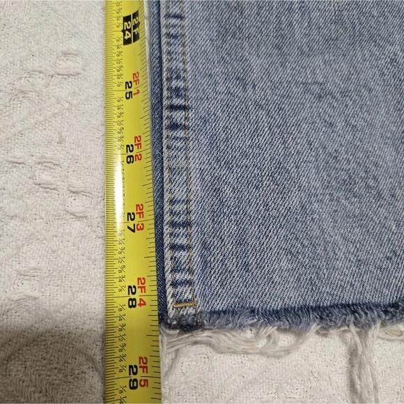 BDG Urban Outfitters Pax Straight Leg Destroyed Denim Jeans 25/32 thrashed - Picture 3 of 6